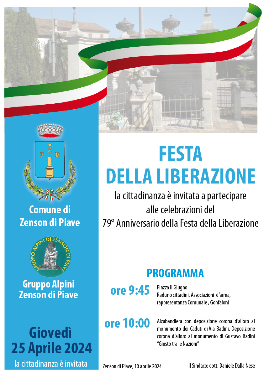 25 Aprile – Festa della Liberazione